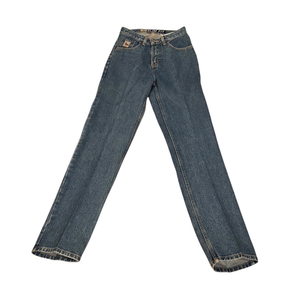 Vtg Cruel Girl Womens Sz 5 Slim Fit High Rise Medium Wash Denim Jeans 33" inseam